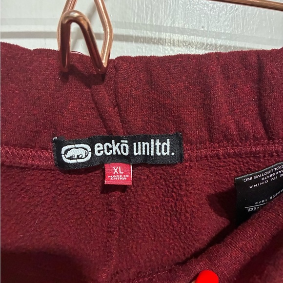 Ecko Unltd Men's Burgundy Joggers Size XL - Picture 4 of 7